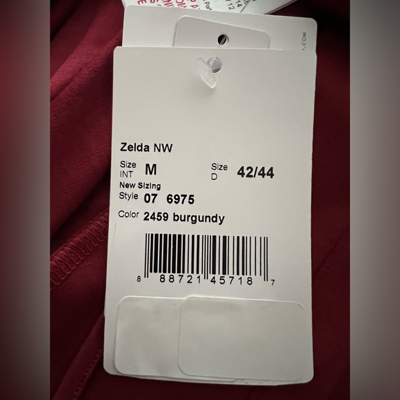 NWT HANRO ZELDA ROBE Burgundy Size M - Picture 10 of 16